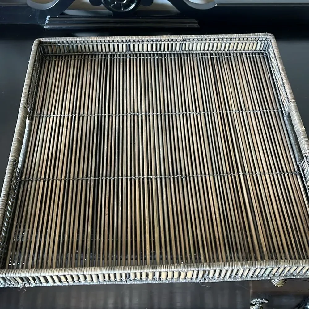 Pottery Barn Bamboo Tray